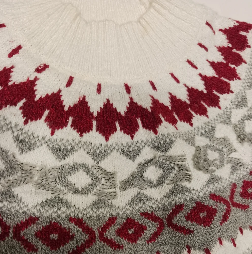 J. JILL SNOW Ski Cabin sweater womens size small super soft! - Picture 7 of 10
